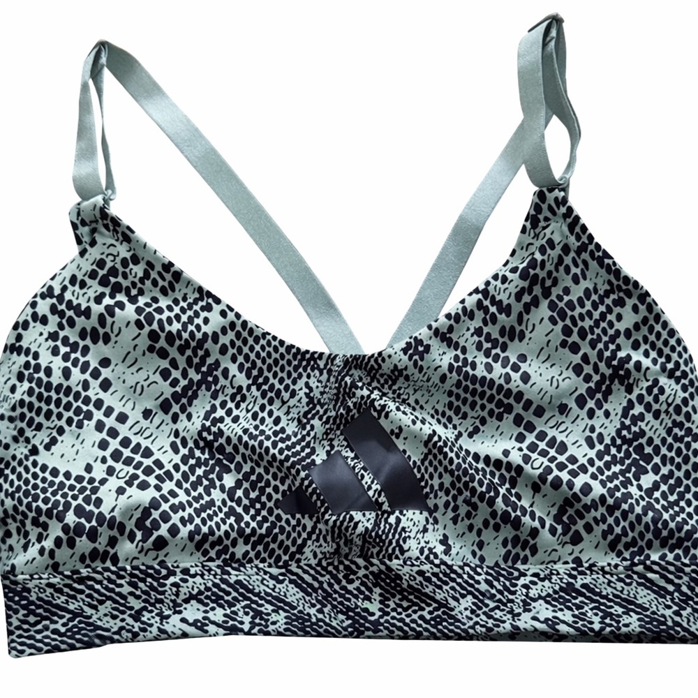 Adidas snake skin sports bra